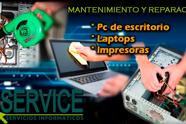 Mantenimiento y reparación de equipos informáticos